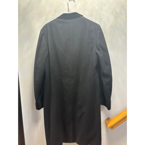 Brooks Brothers 346  Mens Long Coat With Velvet Collar Size 46 - Picture 10 of 11